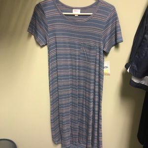 Carly tshirt hi low dress
